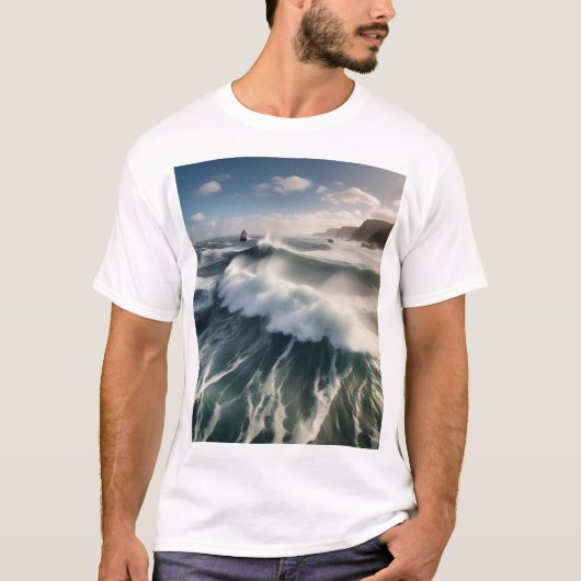 OCIEANISCHE STORM T-SHIRT (Voorkant)