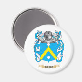 Ocker Wapen (Familie Crest) Magneet (Voorkant / Achterkant)