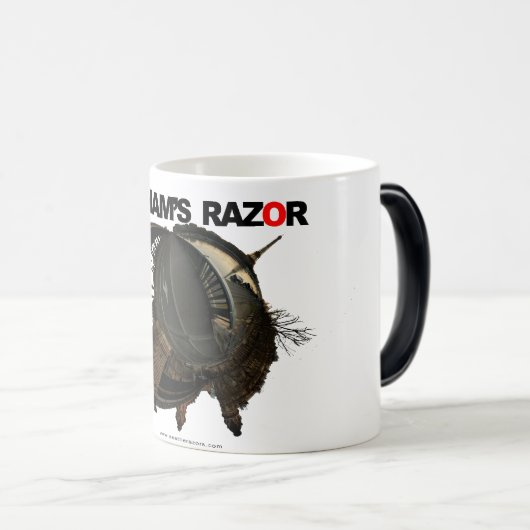 Ockham's Razor "World" mok (Voorkant rechts)