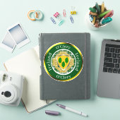 O'Clery Ierse Schild/Celtisch Kruis Persoonlijk Sticker (iPad Cover)