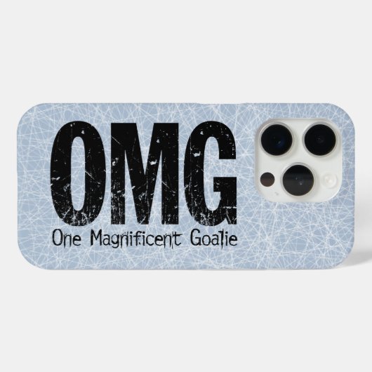 OCM: Een Magnificent Goalie (Hockey) Case-Mate iPhone Case (Achterkant (horizontaal))