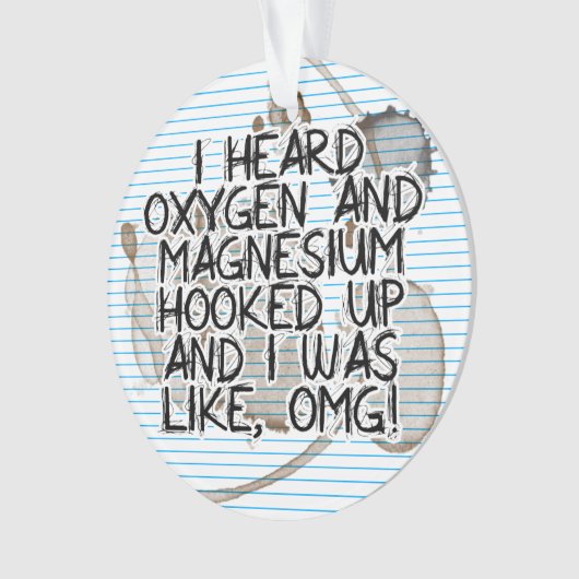 OCM - Geweldig cadeau voor een scheikundige leraar Ornament (voorkant)