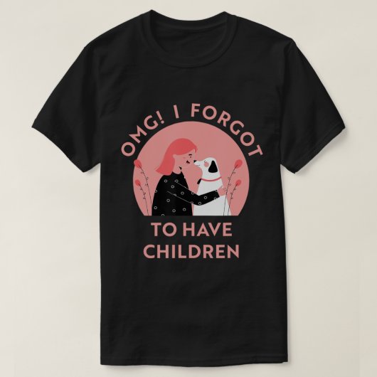 OCM Ik ben vergeten kinderen hondenliefhebbers te  T-shirt (Design voorkant)