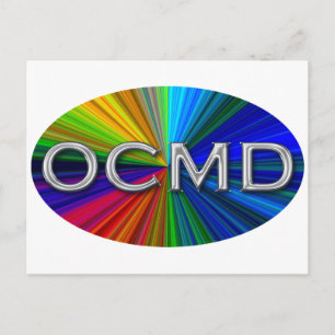 OCMD - Ocean City Maryland Oval Logo Briefkaart