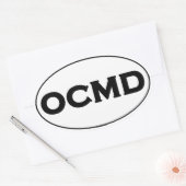 OCMD Oval Logo Ovale Sticker (Envelop)