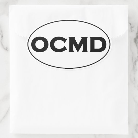 OCMD Oval Logo Ovale Sticker (Tas)