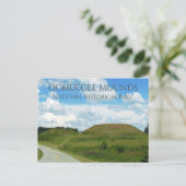 Ocmulgee Mounds National Historical Park Mounds Briefkaart (Staand voorkant)