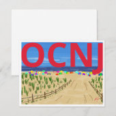 OCNJ DANK UW KAART (Voorkant / Achterkant)