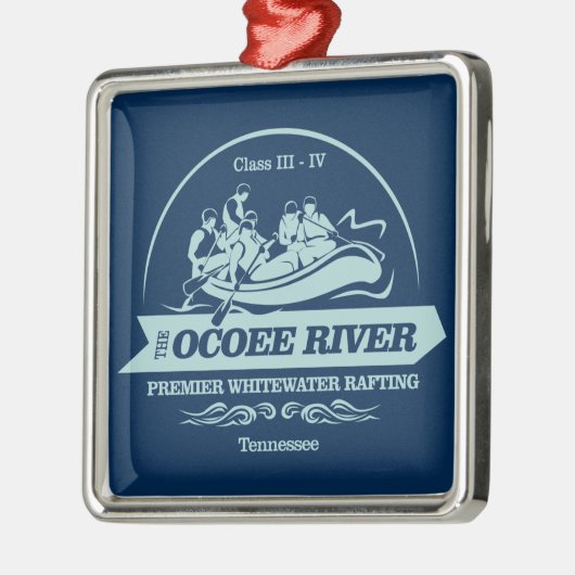 Ocoee (rafting2) metalen ornament (Links)