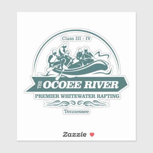 Ocoee (rafting2) sticker (Vel)