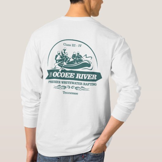 Ocoee River (rafting2) T-shirt (Achterkant)