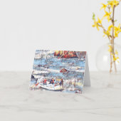 Ocoee River Tennessee Whitewater Rafting Schilderi Kaart (Gele Bloem)