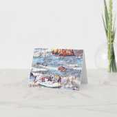 Ocoee River Tennessee Whitewater Rafting Schilderi Kaart (Voorkant)