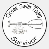 Ocoee Swim Team sticker (Voorkant)
