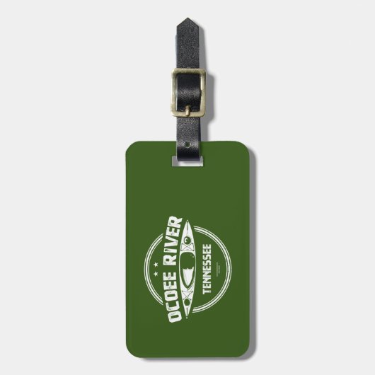 Ocoee, Tennessee Bagagelabel (Voorkant verticaal)