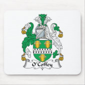 O'Coffey Family Crest Muismat (Voorkant)