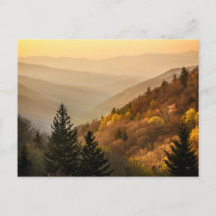 Oconaluftee Valley Overlook North Carolina Briefkaart