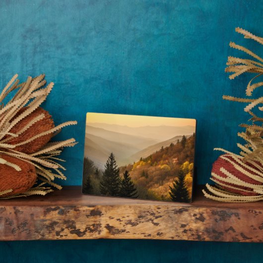 Oconaluftee Valley Overlook | North Carolina Fotoplaat (Zijkant)