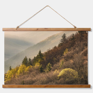 Oconaluftee Valley Overlook North Carolina Hangend Wandkleed