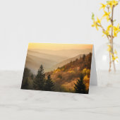 Oconaluftee Valley Overlook | North Carolina Kaart (Gele Bloem)