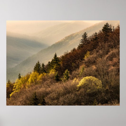 Oconaluftee Valley Overlook | North Carolina Poster (Voorkant)