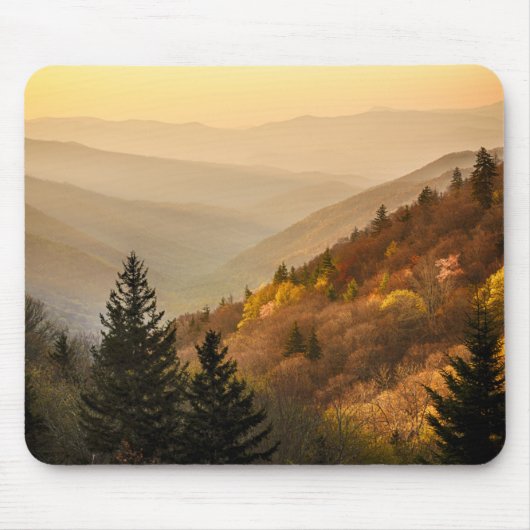 Oconaluftee Valley-uitzicht | North Carolina Muismat (Voorkant)