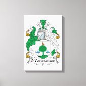 O'Concannon Family Crest Canvas Afdruk (Voorkant)