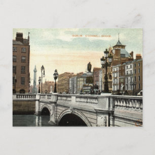 O'Connell Bridge, Dublin, Ierland 1915  Briefkaart