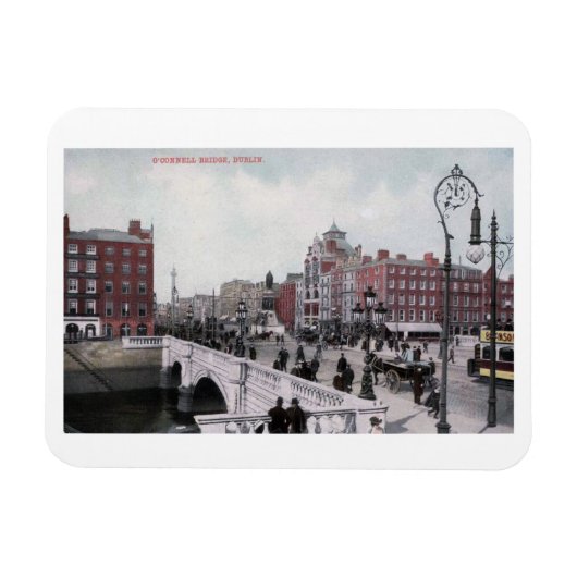 O'Connell Bridge, Dublin, Ierland,  Magneet (Horizontaal)
