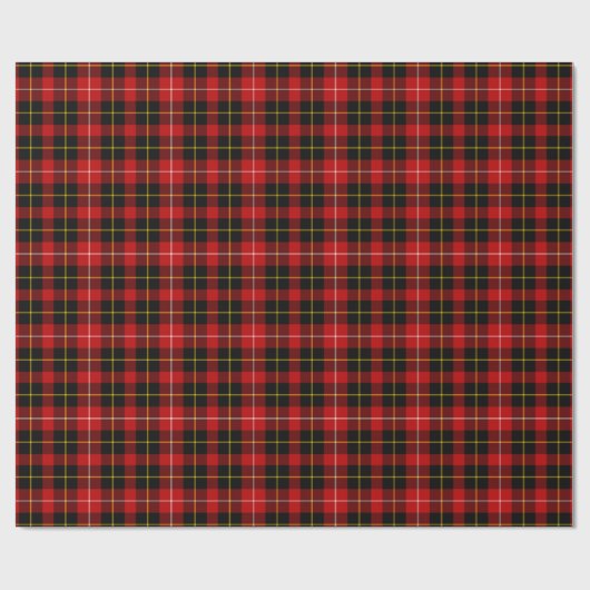 O'Connell Clan Tartan Ierse geruite patroon Cadeaupapier (Vlak)