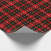 O'Connell Clan Tartan Ierse geruite patroon Cadeaupapier (Hoek)