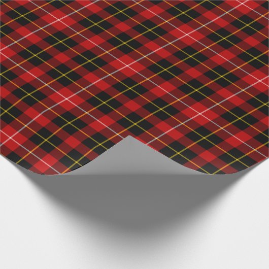 O'Connell Clan Tartan Ierse geruite patroon Cadeaupapier (Hoek)