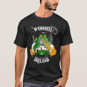 O'Connell Crest Coat of Arms *Locatie toevoegen* T-shirt (Voorkant)