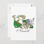 O'Connell Family Crest Briefkaart (Voorkant / Achterkant)