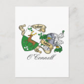 O'Connell Family Crest Briefkaart (Voorkant)