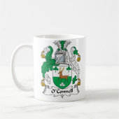 O'Connell Family Crest Koffiemok (Links)