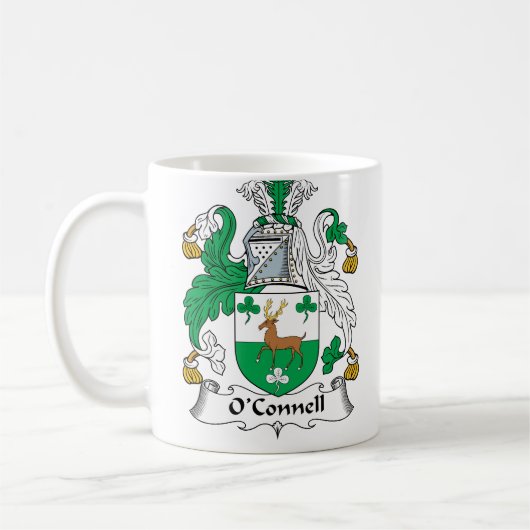 O'Connell Family Crest Koffiemok (Links)