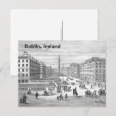 O'Connell Street  Dublin Ireland Briefkaart (Voorkant / Achterkant)