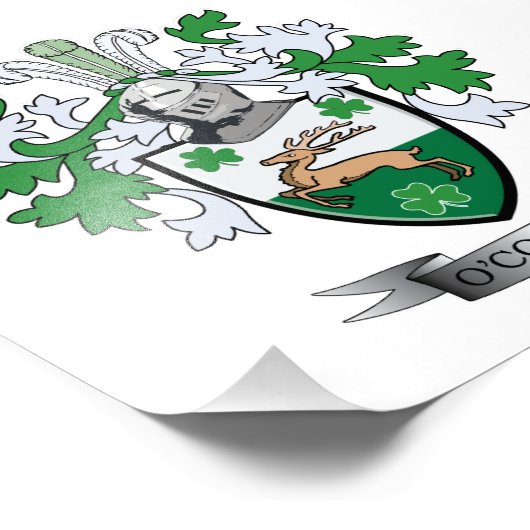 O'Connell-wapenschild Foto Afdruk (Hoek)