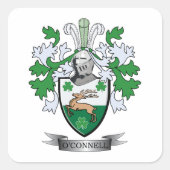 O'Connell-wapenschild Vierkante Sticker (Voorkant)