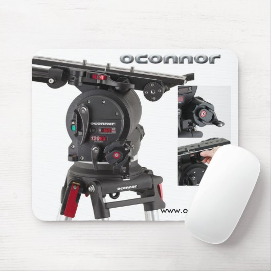 OConnor 120 EX Fluid Head - mousepad Muismat (Met muis)