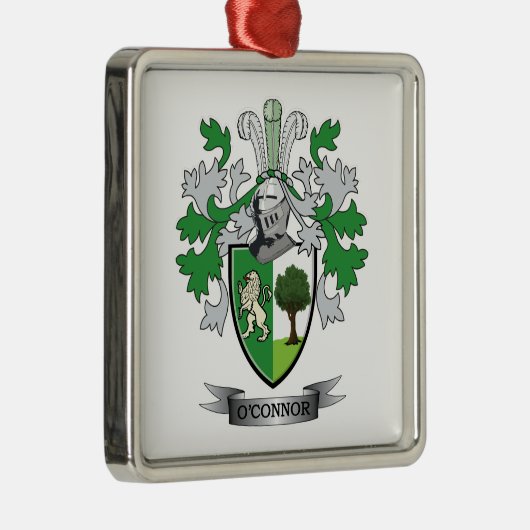 O'Connor Coat of Arms Metalen Ornament (Rechts)