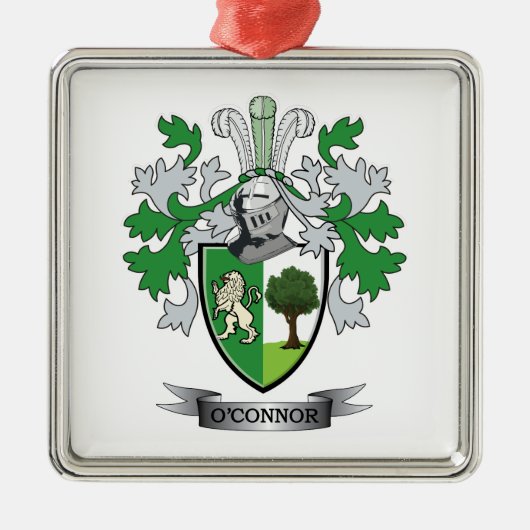 O'Connor Coat of Arms Metalen Ornament (Voorkant)