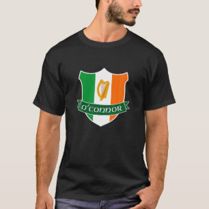 OConnor Ierse naam Ierland vlag Harp familie T Shi T-shirt