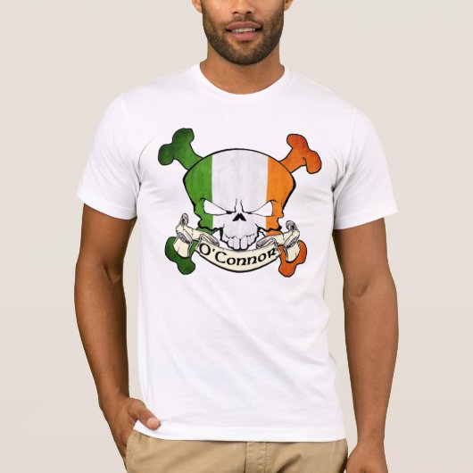 O'Connor Irish Skull T-shirt (Voorkant)