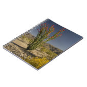 Ocotillo en woestinsenna notitieboek (Linkerzijde)
