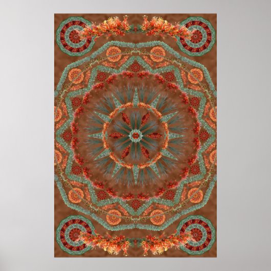 Ocotillo Mandala 1 Poster (Voorkant)