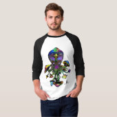 Ocotoshroom Baseball Longhoes T-shirt (Voorkant volledig)