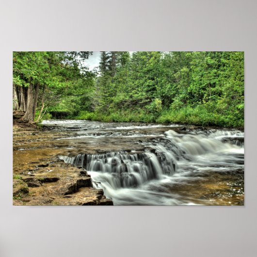 Ocqueoc Falls, Michigan Poster (Voorkant)