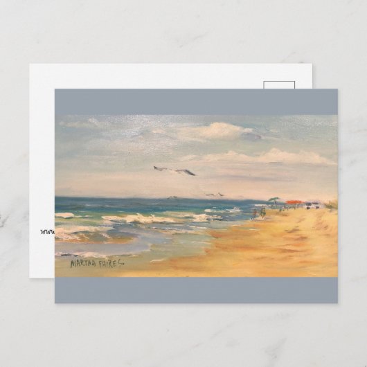 Ocracoke Beach Briefkaart (Voorkant / Achterkant)